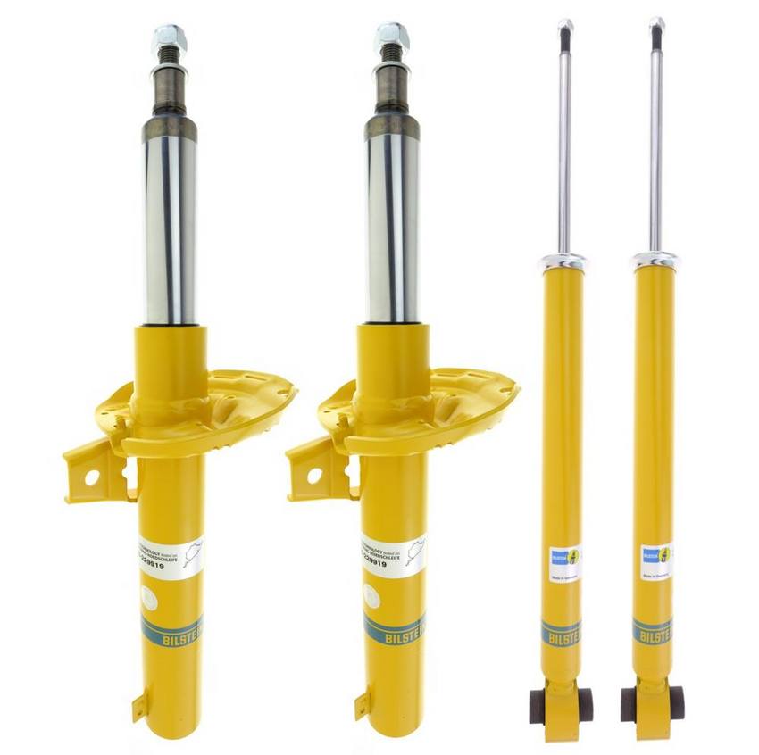 Audi VW Suspension Strut and Shock Absorber Assembly Kit - Front and Rear (B8 Performance Plus) - Bilstein 3812900KIT